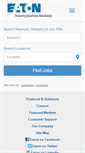 Mobile Screenshot of jobs.eaton.com